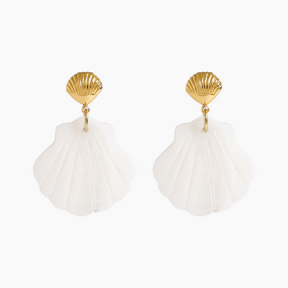 Dawn Shell Drop Earrings