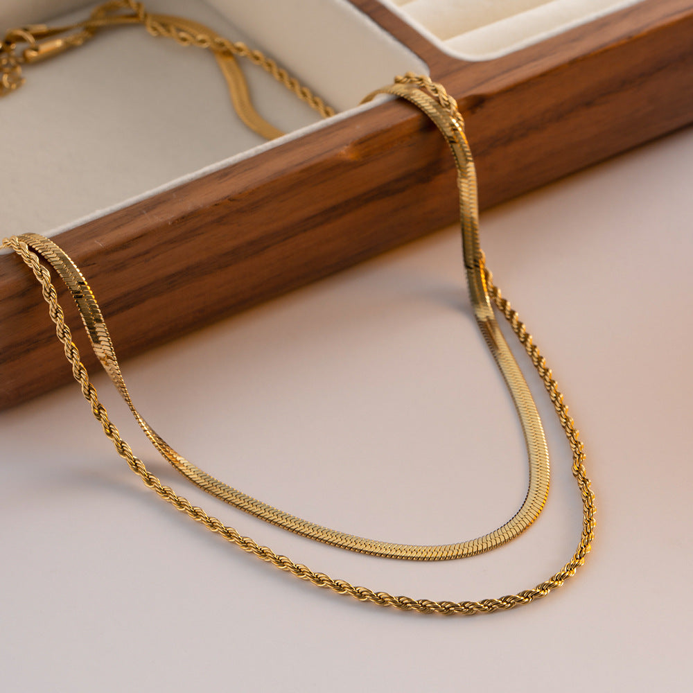 Luna Duo Chain Necklace