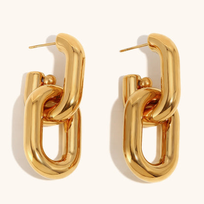 Bold Link Chain Earrings
