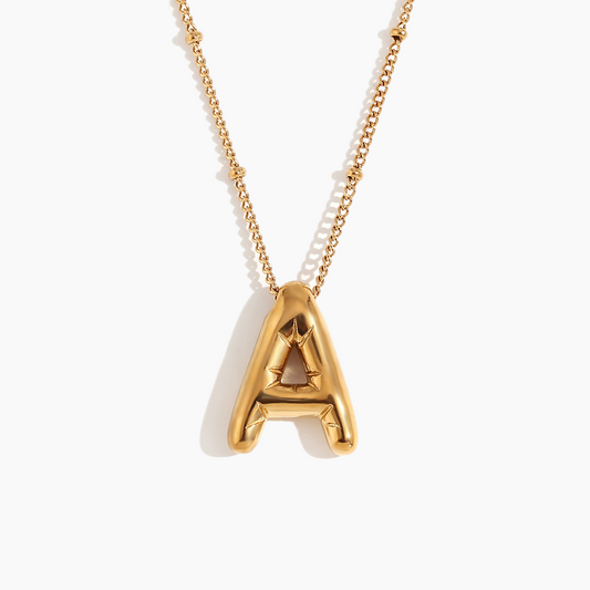 Bold Initial Pendant Necklace