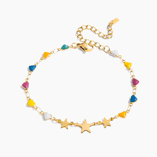 Rainbow Starburst Bracelet