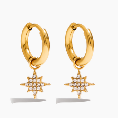 Stellar Whisper Hoops