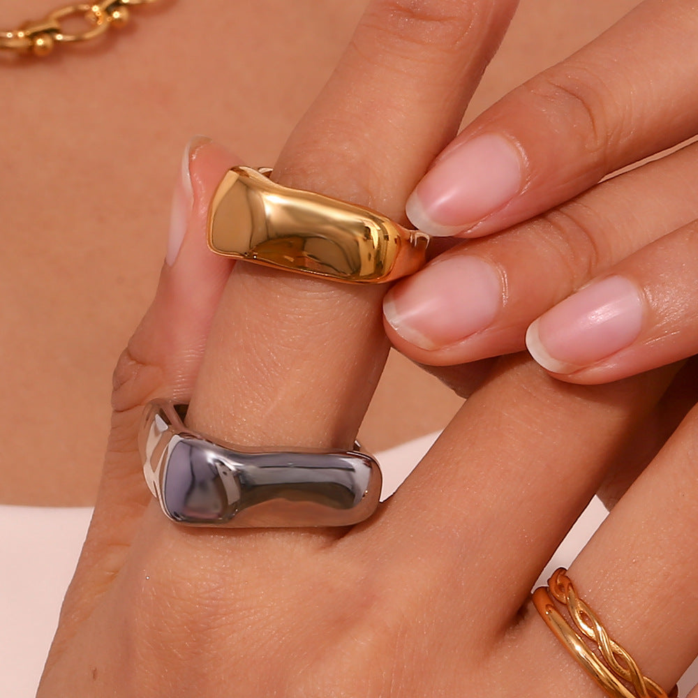Bold Sculpted Dome Ring