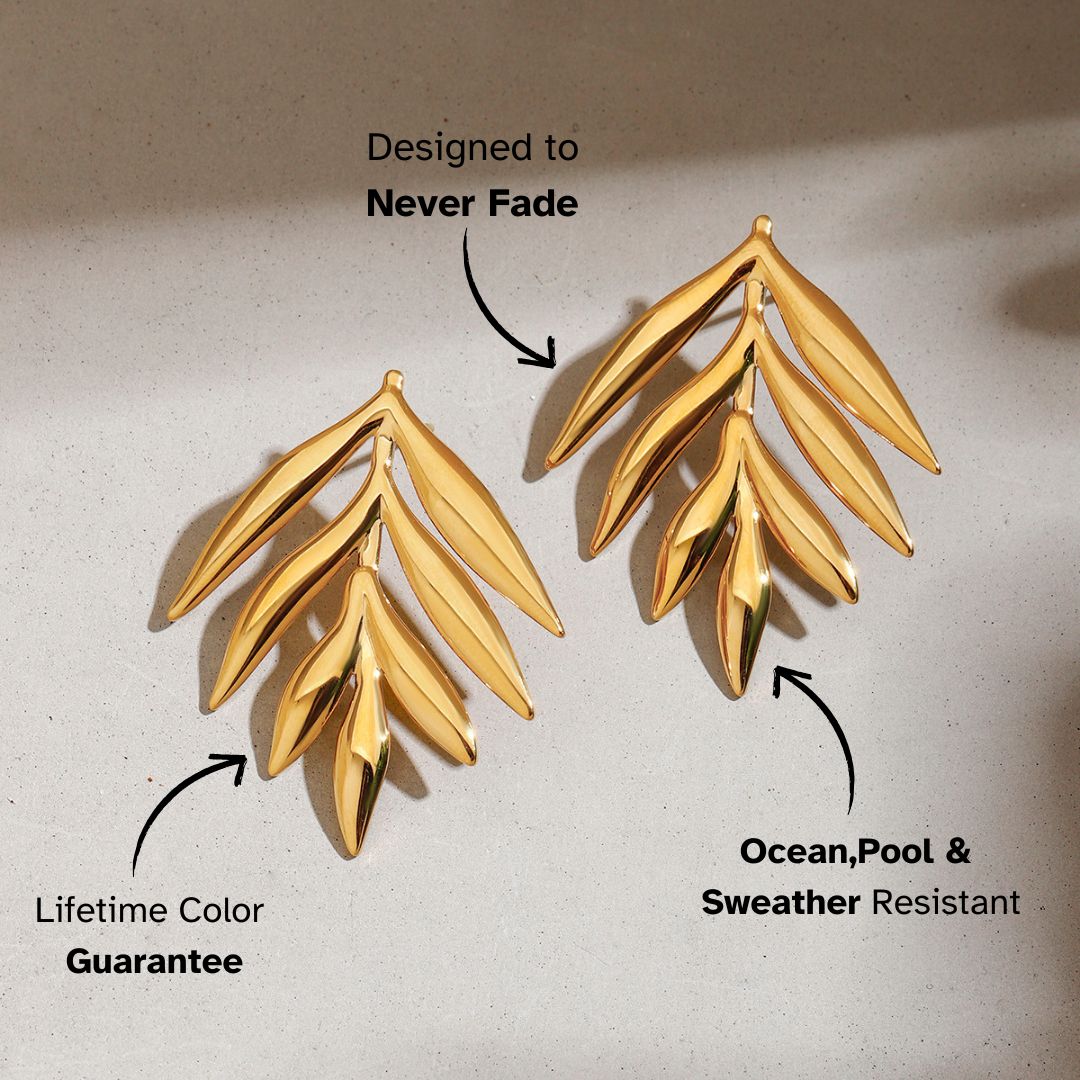 Golden Drift Earrings