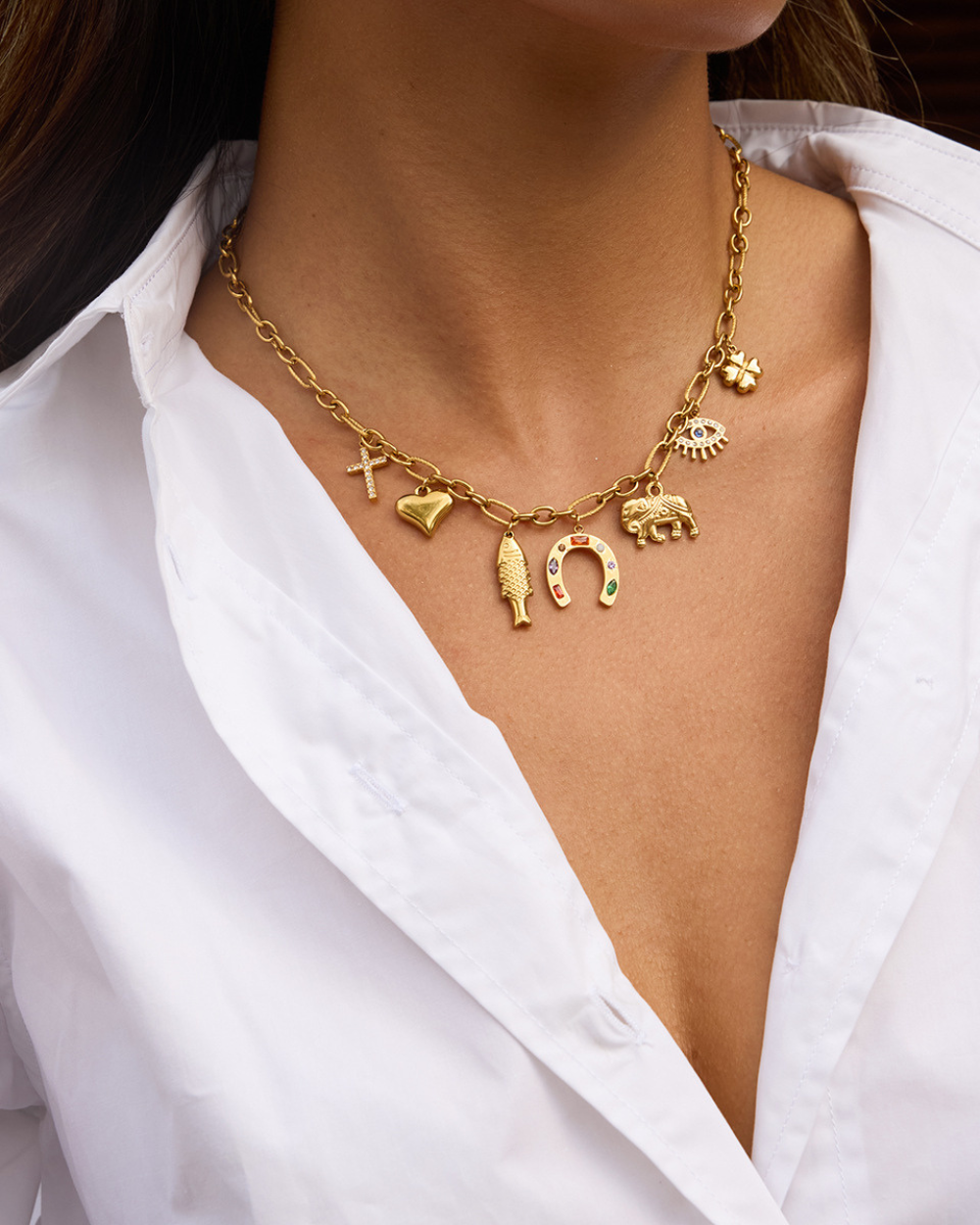 Fortune Amulet Charm Necklace