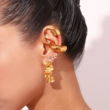 Molten Flow Statement Earrings
