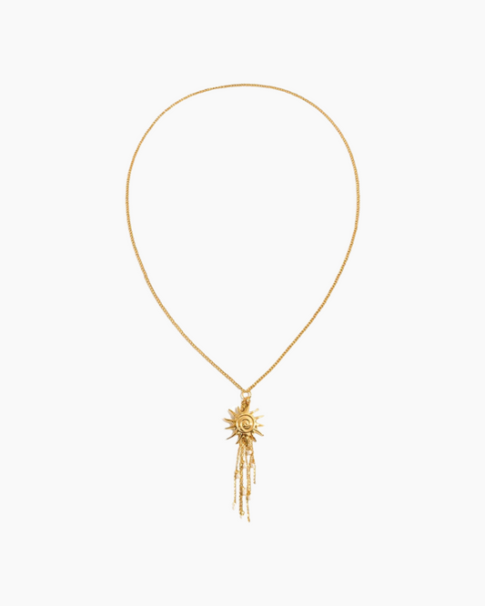 Solar Radiance Tassel Necklace