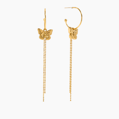 Celeste Flutter Drop Earrings