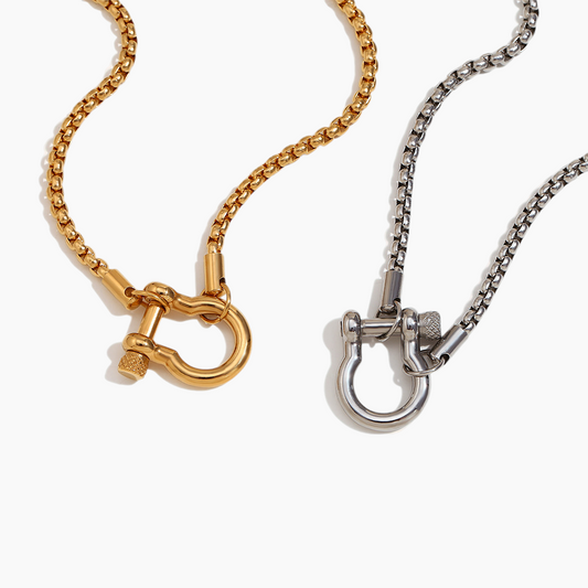 Industrial Chic Lock Necklace