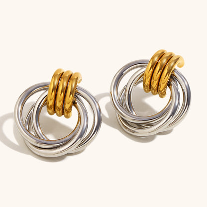 Luna Interlock Earrings