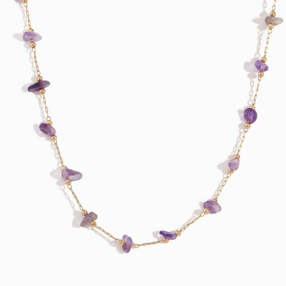 Aurora Pebble Pendant Necklace