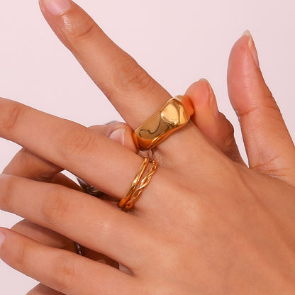 Bold Sculpted Dome Ring