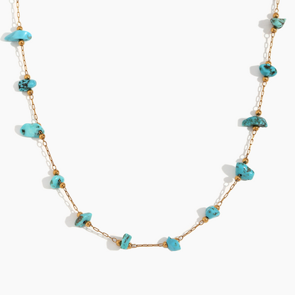 Aurora Pebble Pendant Necklace