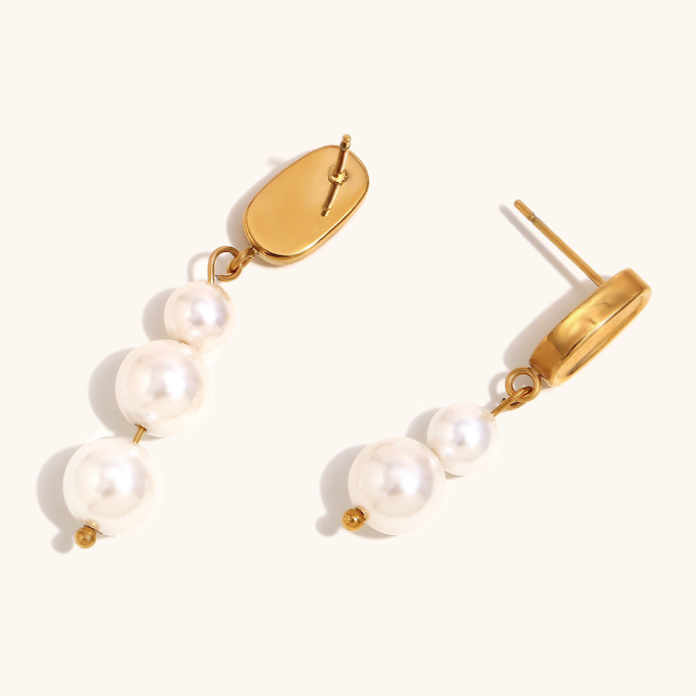 Celeste Pearl Drop Earrings