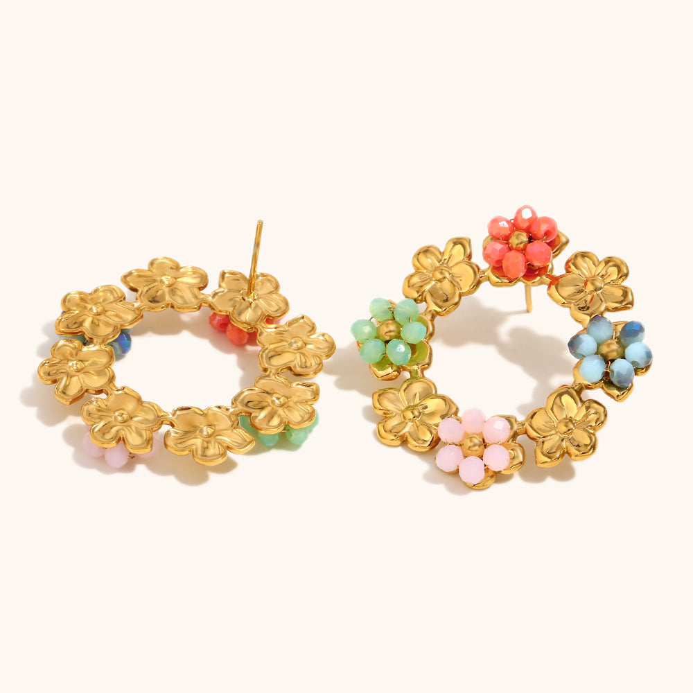 Blossom Harmony Hoop Earrings
