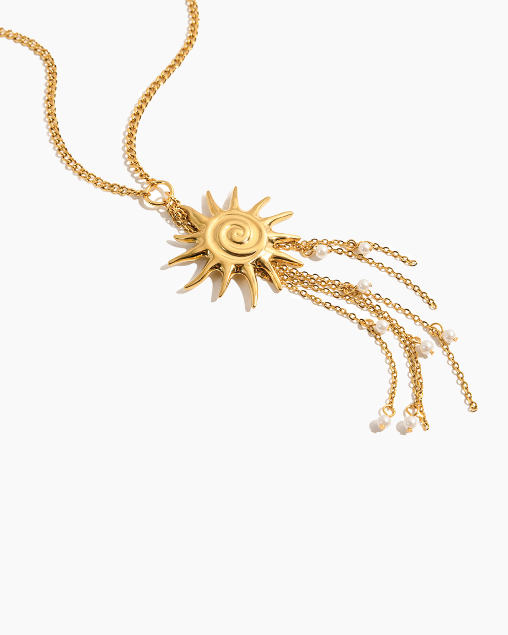 Solar Radiance Tassel Necklace