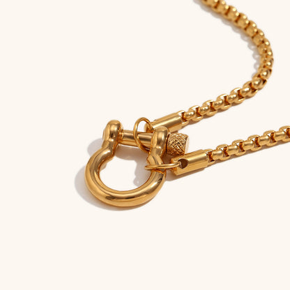 Industrial Chic Lock Necklace
