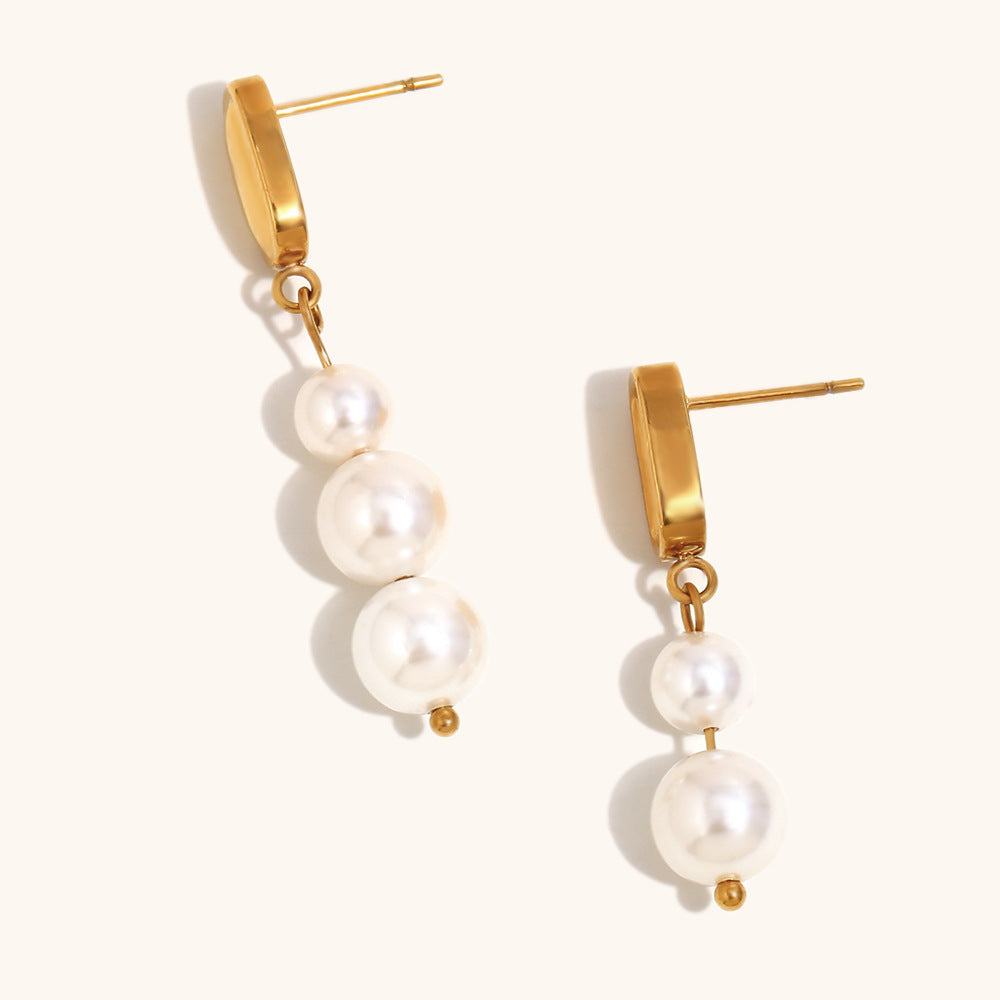 Celeste Pearl Drop Earrings