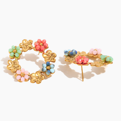 Blossom Harmony Hoop Earrings