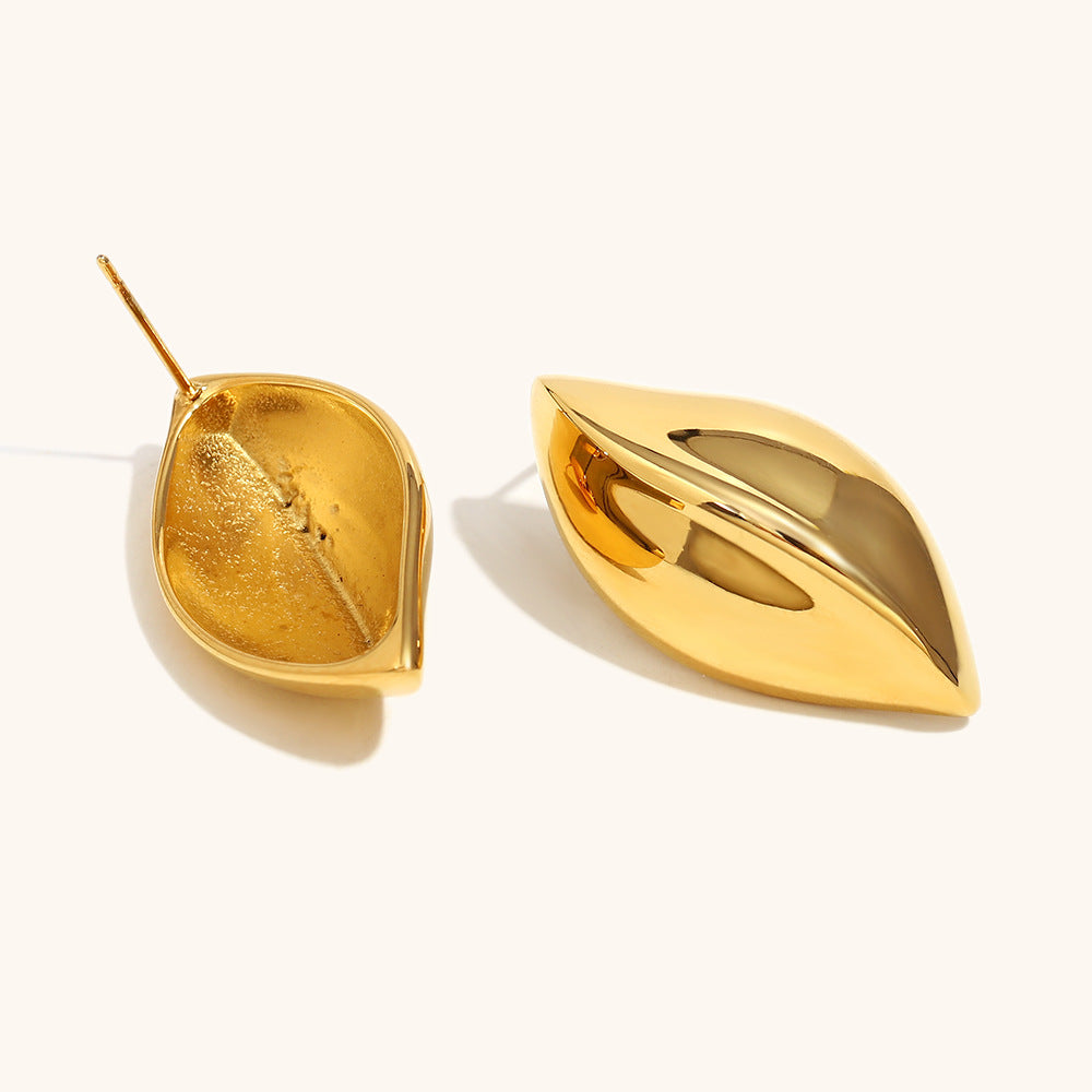 Gilded Leaf Earrings