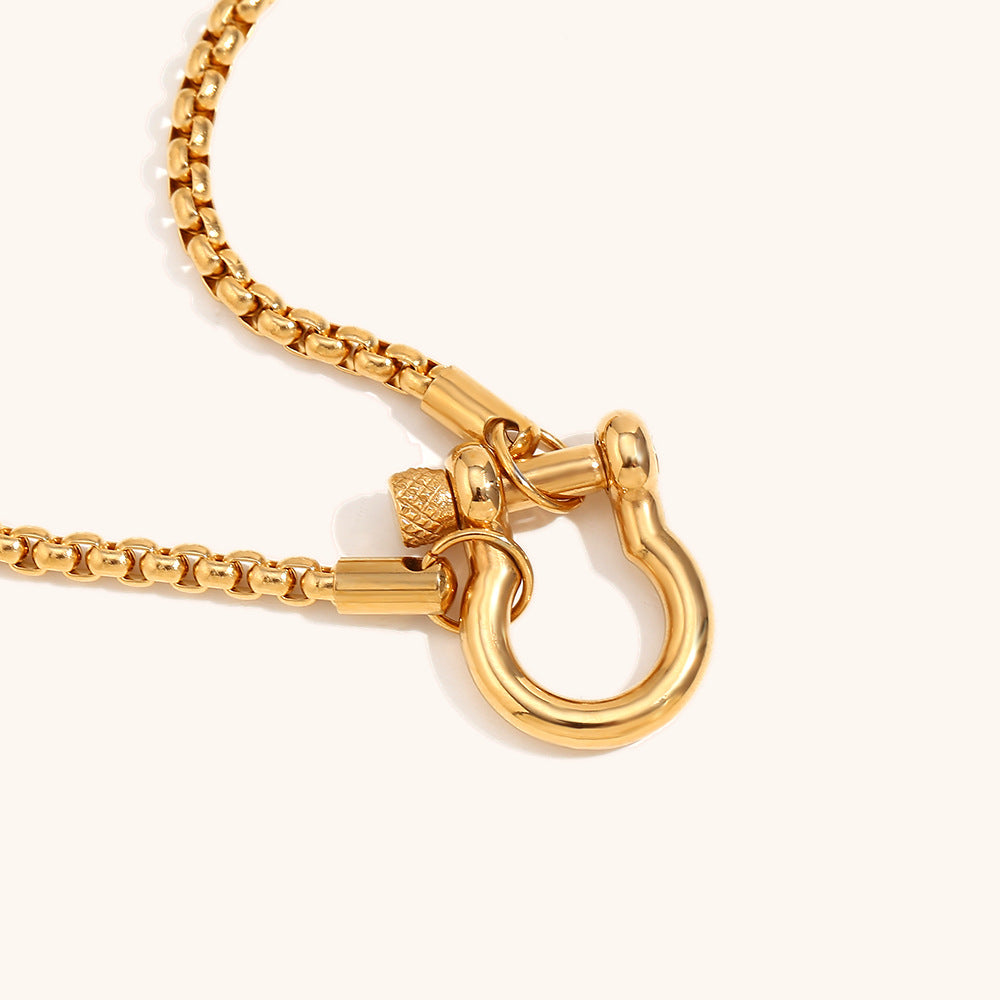 Industrial Chic Lock Necklace
