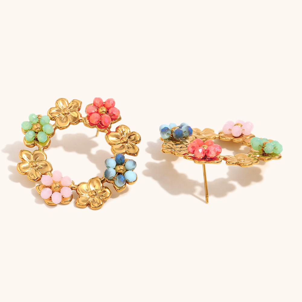 Blossom Harmony Hoop Earrings