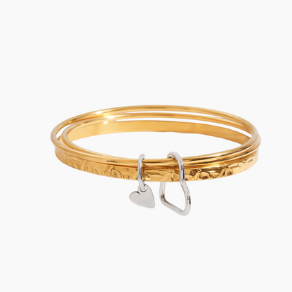 Linked Glow Mixed-Metal Bracelet
