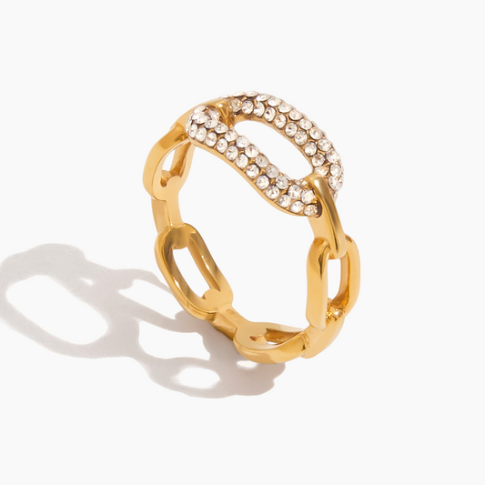 Gleam Link Sparkle Ring