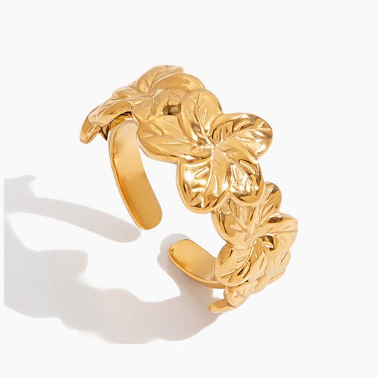 Golden Bloom Ring