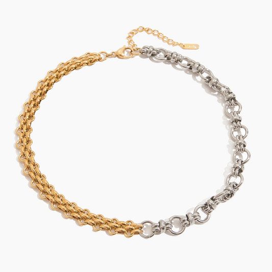 Dual Orbit Chain Necklace