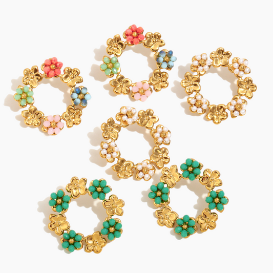 Blossom Harmony Hoop Earrings
