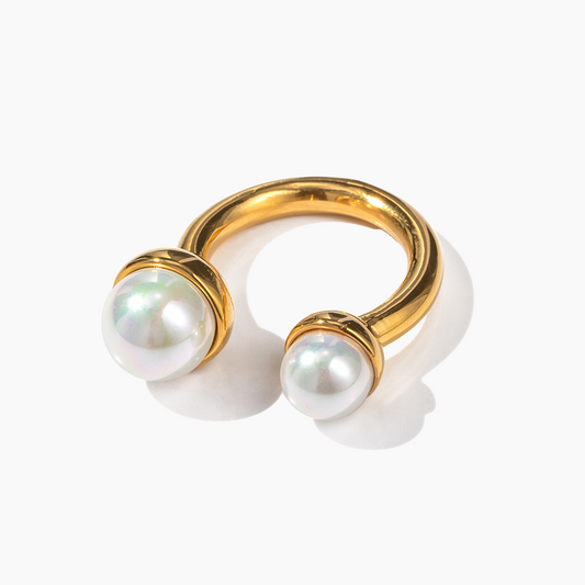 Orrin Pearl Arc Ring