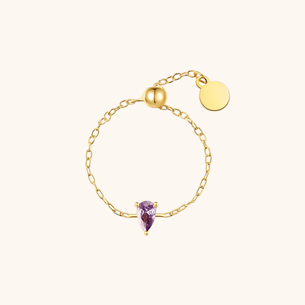 Adjustable Teardrop Chain Ring