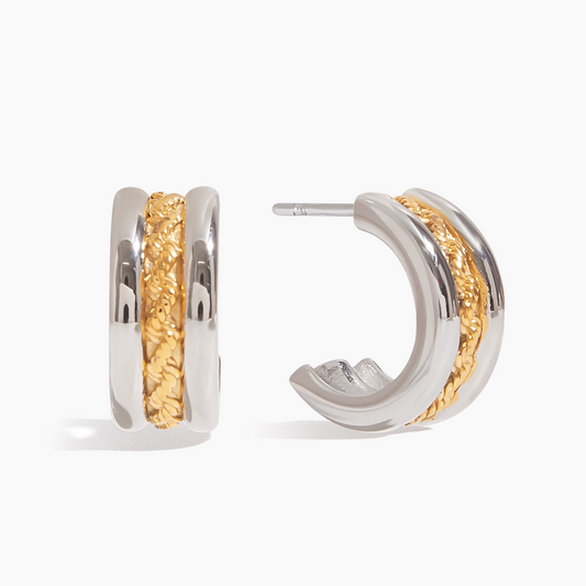 Twistline Duo-Tone Hoops