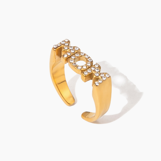 MOM Pavé Adjustable Ring