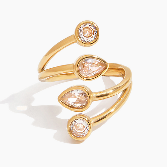 Raindrop Sparkle Ring
