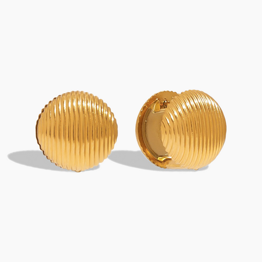 Golden Shell Clip-Ons