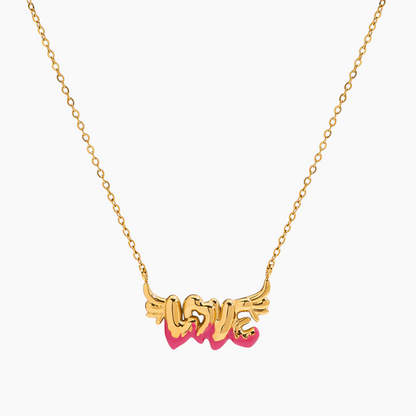 Color Pop "LOVE" Pendant Necklace