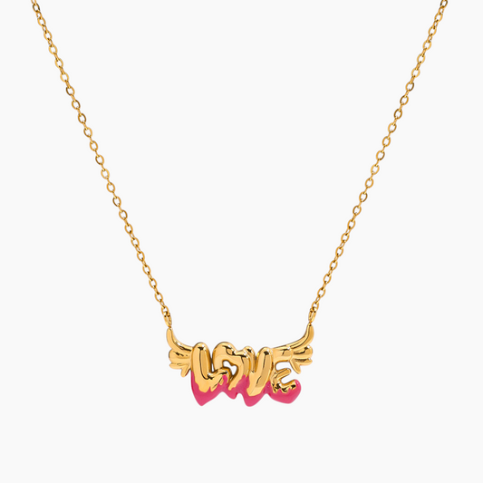 Color Pop "LOVE" Pendant Necklace