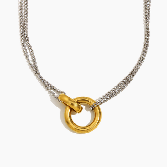 Dual Orbit Chain Necklace