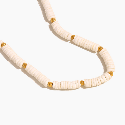 Golden Tide Shell Necklace