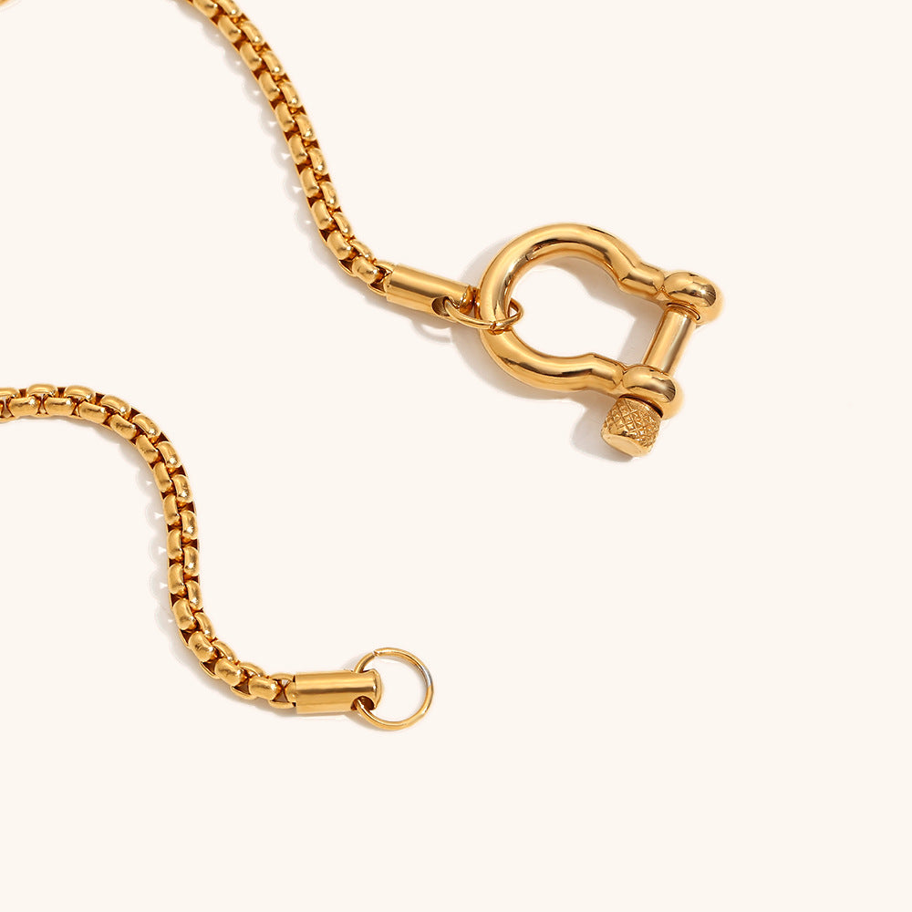 Industrial Chic Lock Necklace