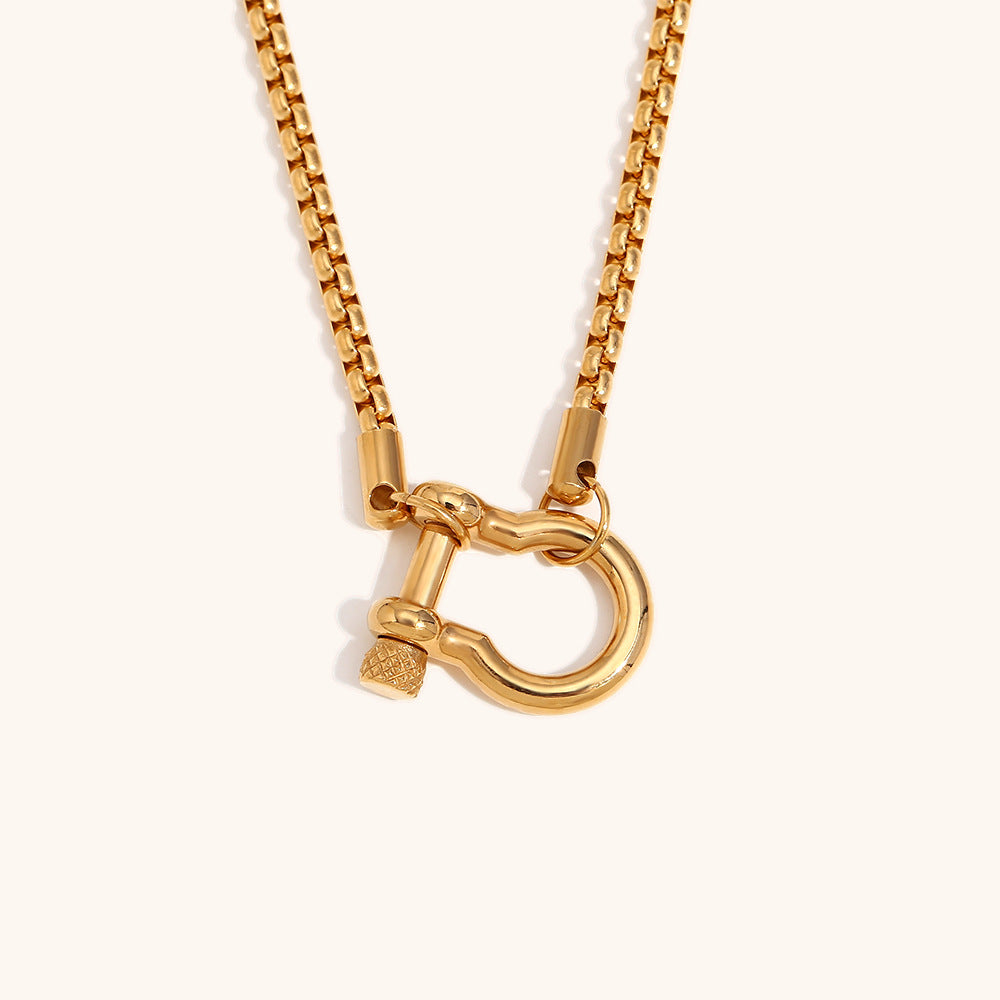Industrial Chic Lock Necklace