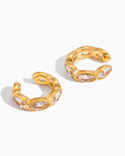Dainty Zircon Gold Ear Cuff