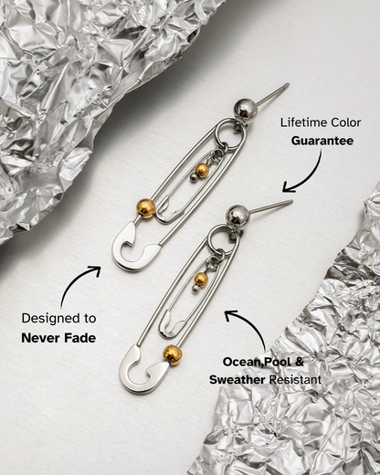 Rebel Pin Drop Earrings