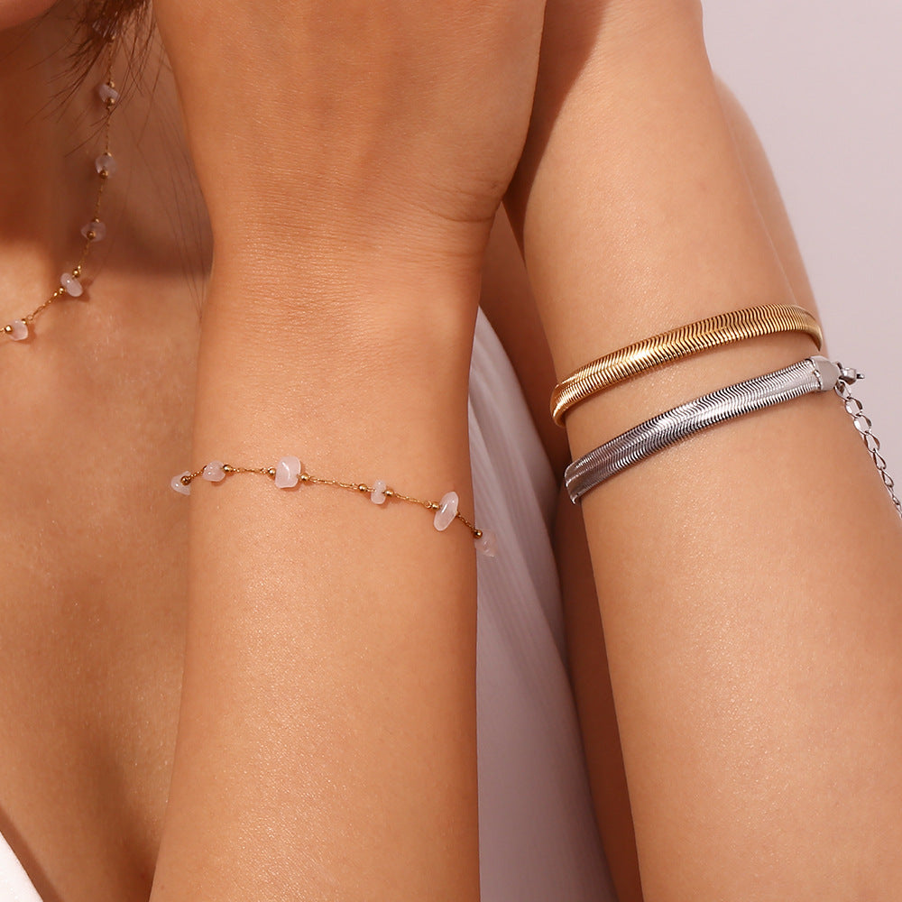 Aurora Pebble Chain Bracelet