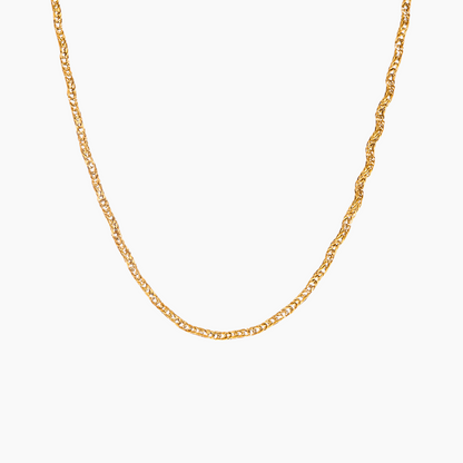 Ripple Wave Chain Necklace