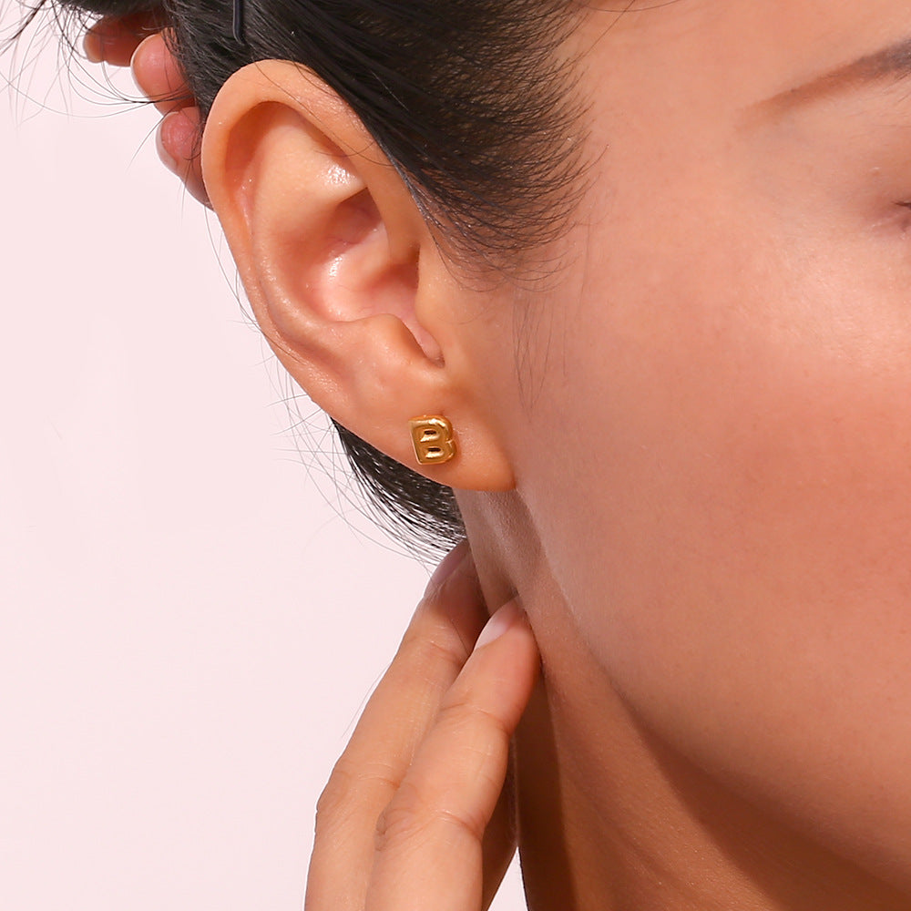 Minimalist Gold Stud Earrings