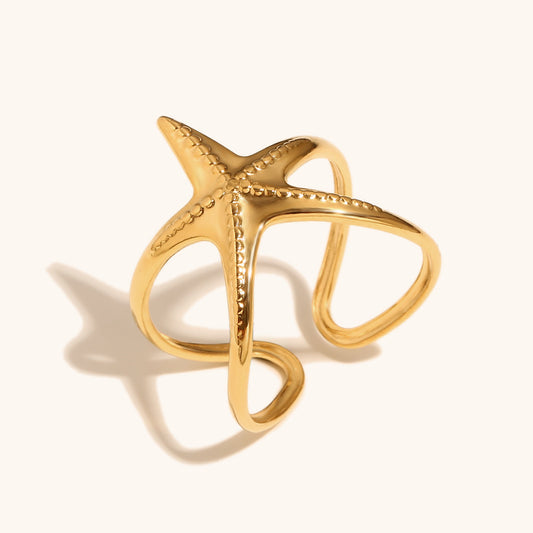 Starfish Embrace Ring