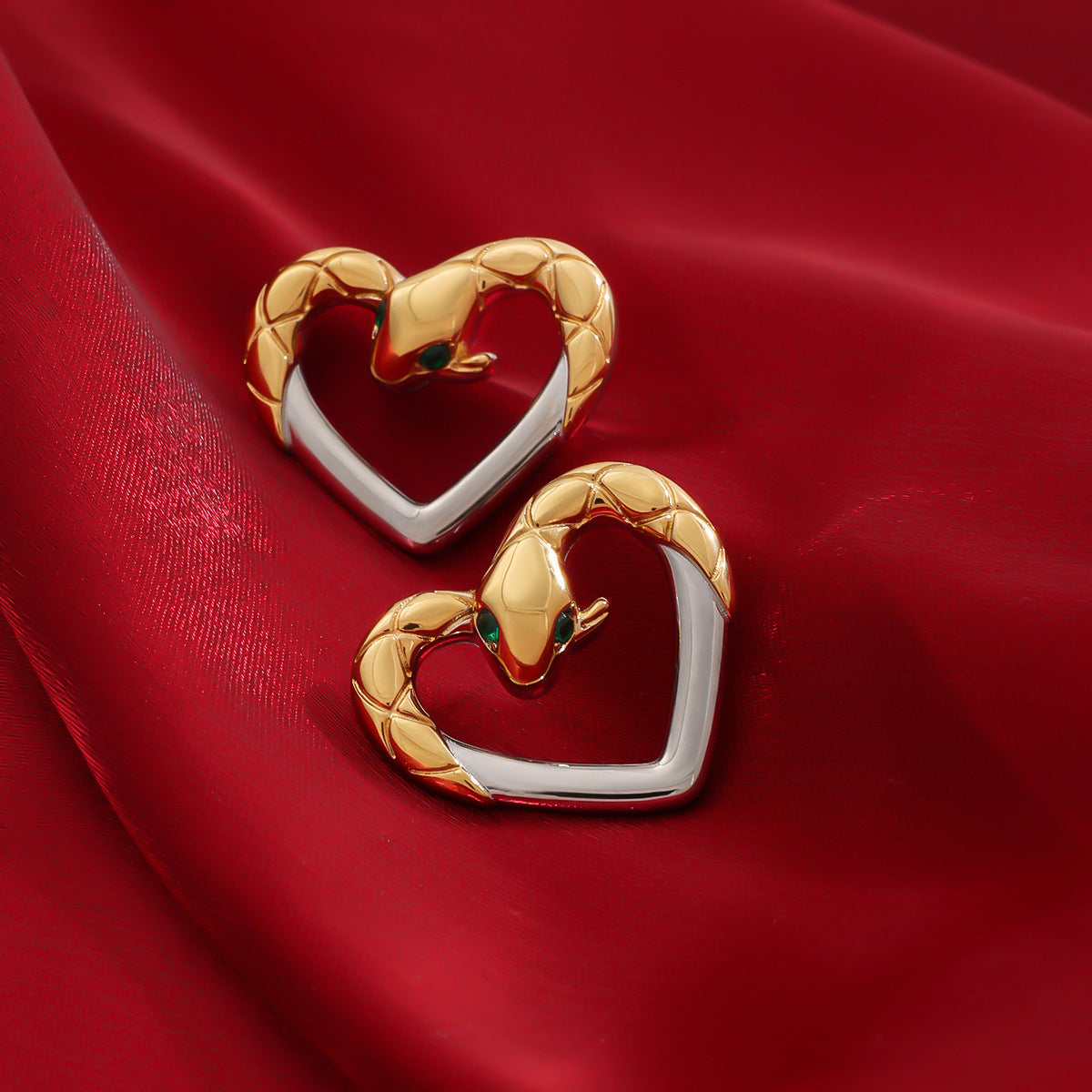 Serpent's Heart Earrings